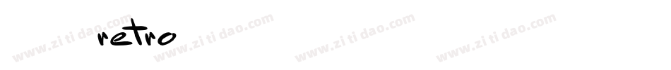 79 retro字体转换